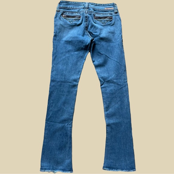 Y2K Lowrise Skinny Flares - Picture 2 of 3